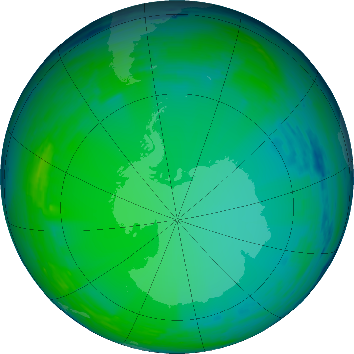 Ozone Map 1993-07-22